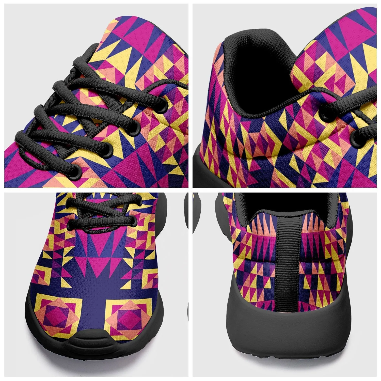 Kaleidoscope Bleu Ikkaayi Sport Sneakers