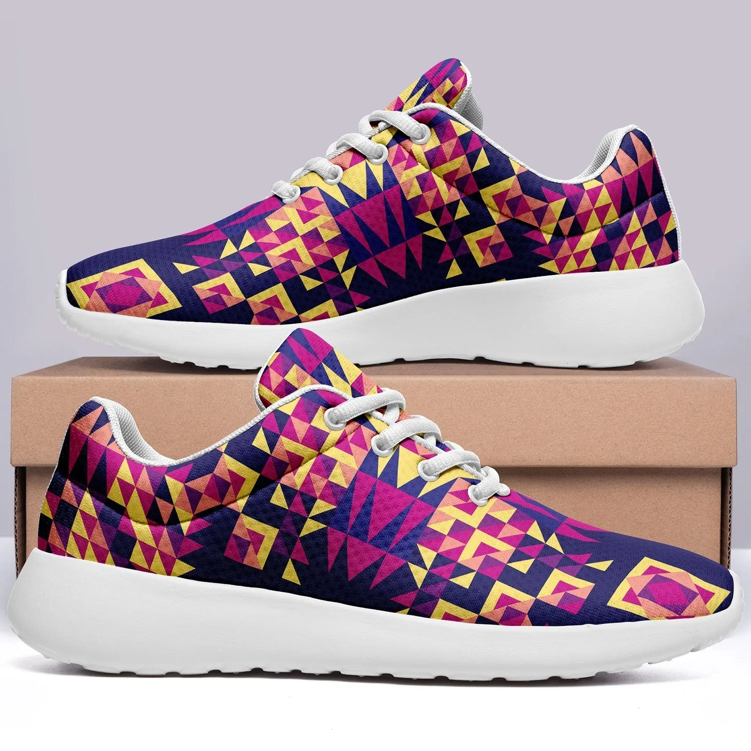 Kaleidoscope Bleu Ikkaayi Sport Sneakers
