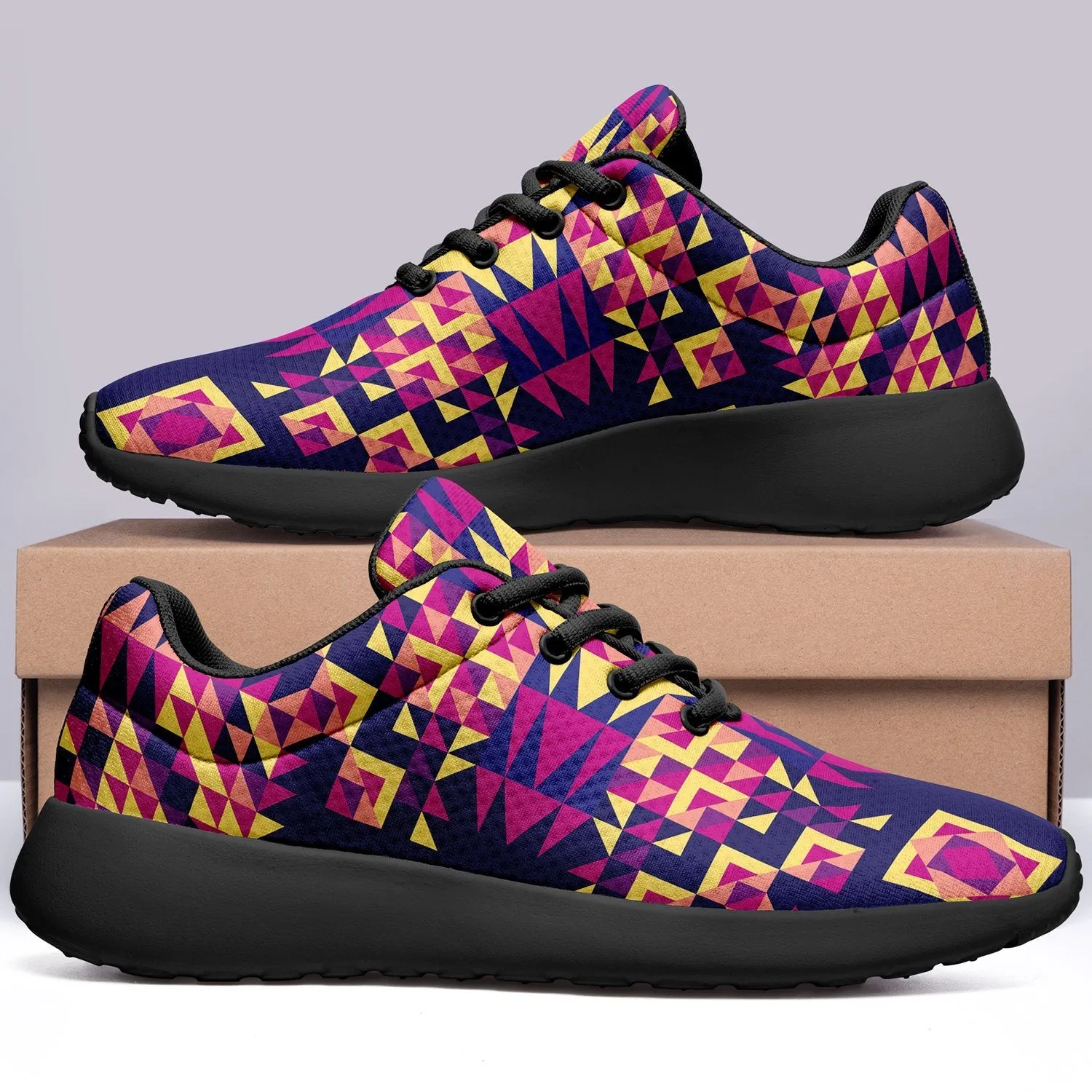 Kaleidoscope Bleu Ikkaayi Sport Sneakers