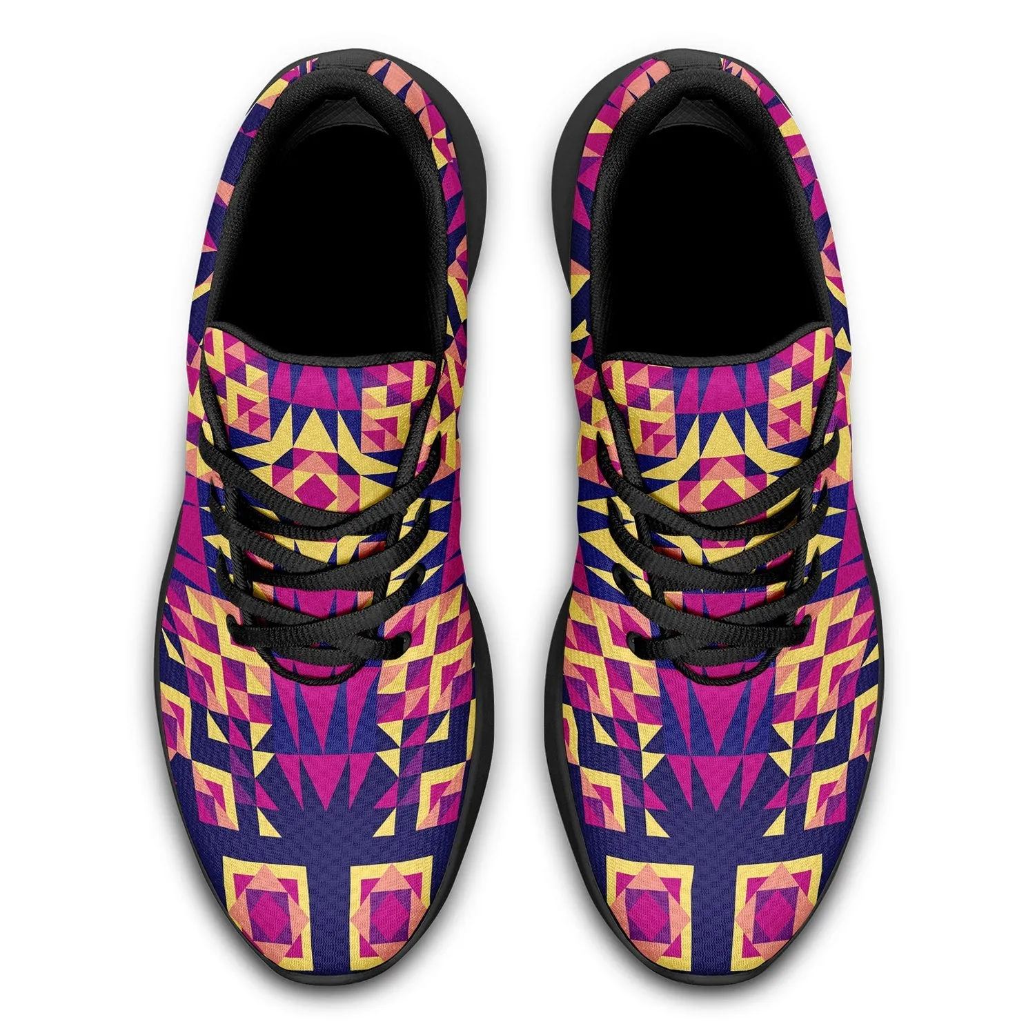 Kaleidoscope Bleu Ikkaayi Sport Sneakers