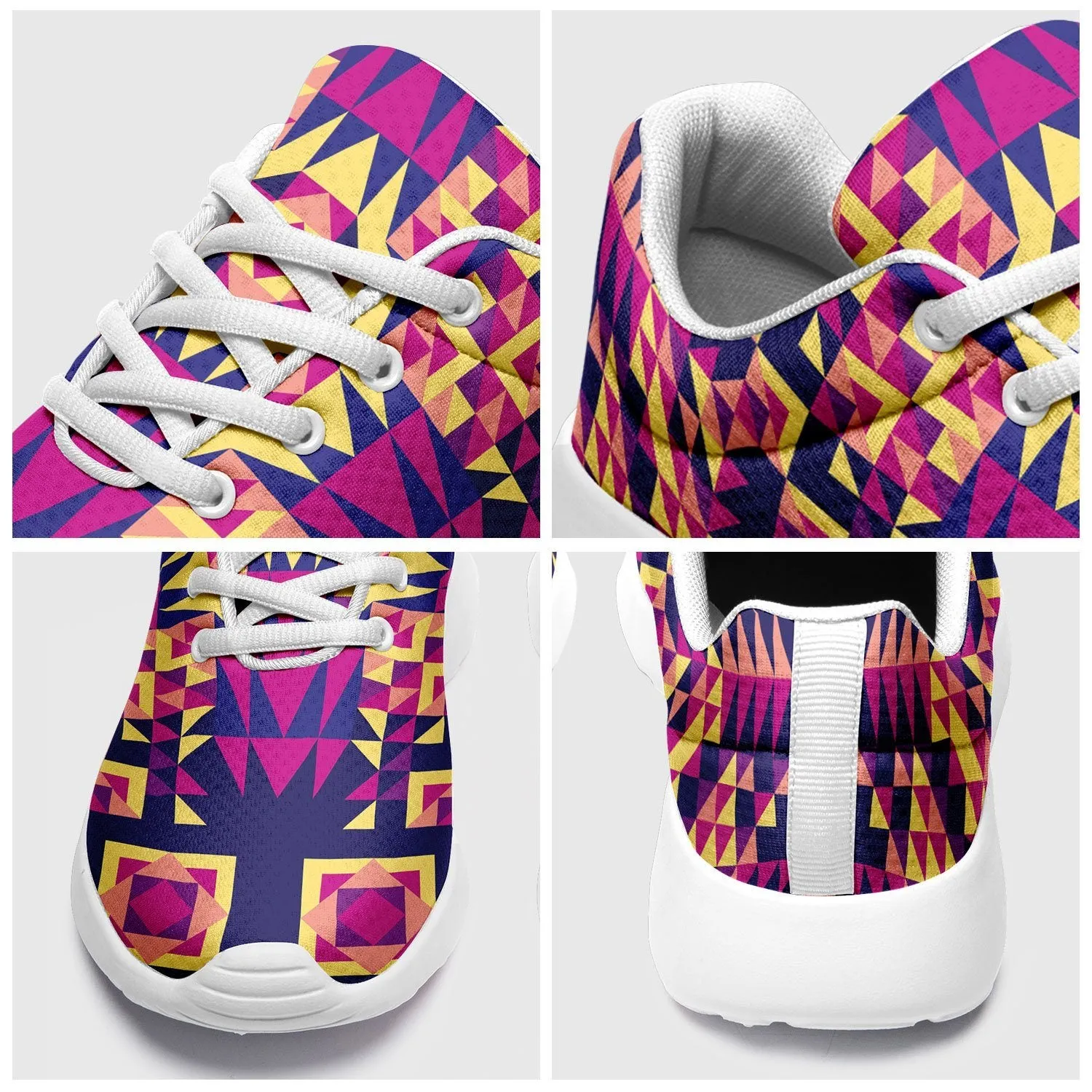 Kaleidoscope Bleu Ikkaayi Sport Sneakers