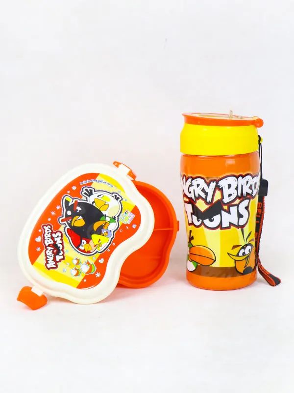 Kids Lunch Box & Water Bottle Angry Birds Gift Box