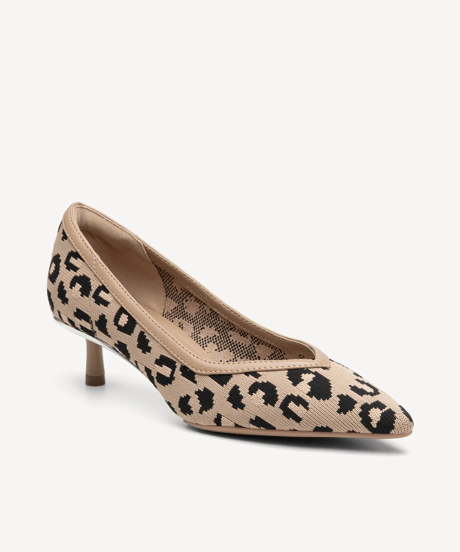 LuxeFlex Pointed Toe Heeled Pumps