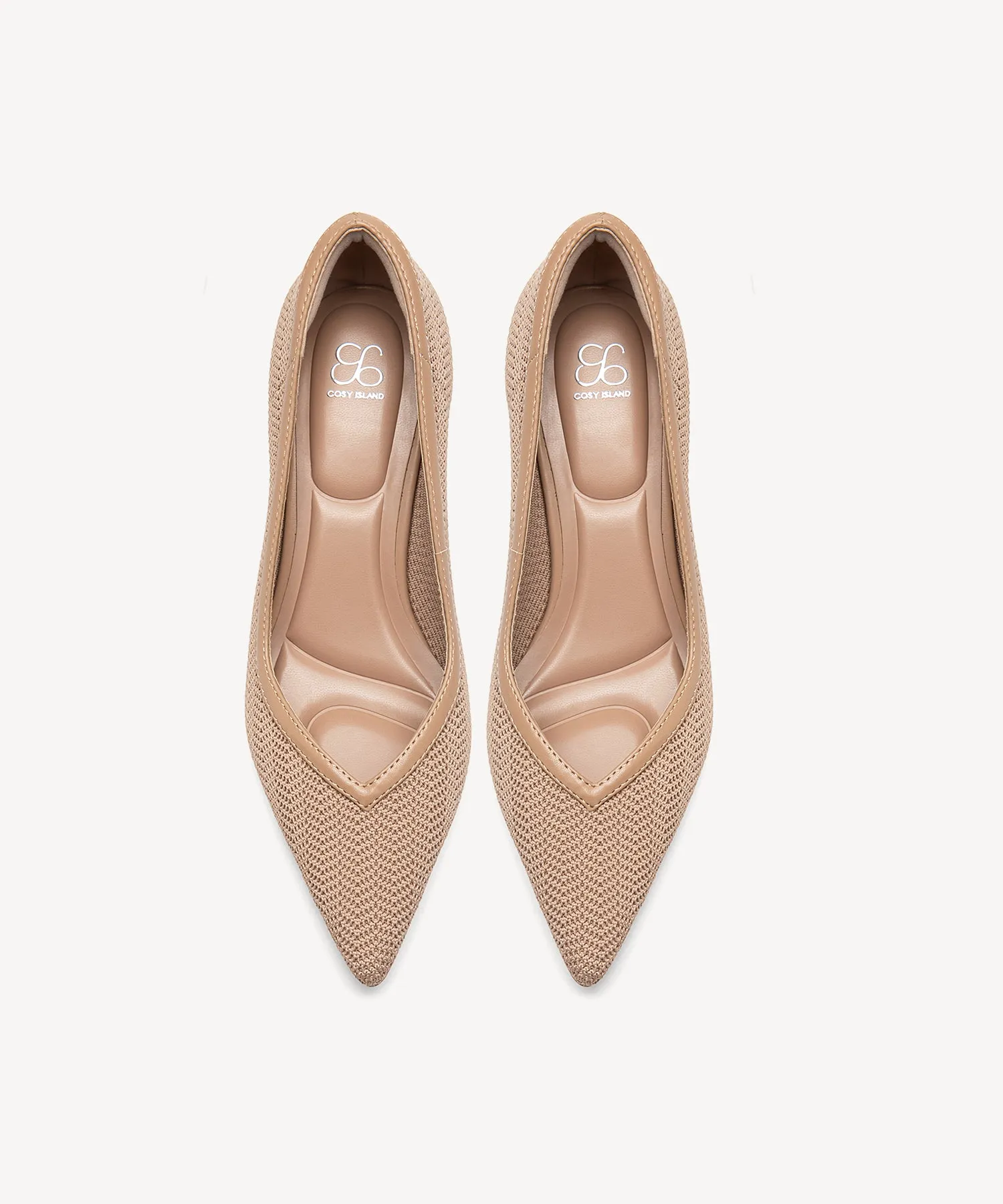 LuxeFlex Pointed Toe Heeled Pumps