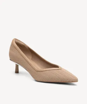 LuxeFlex Pointed Toe Heeled Pumps