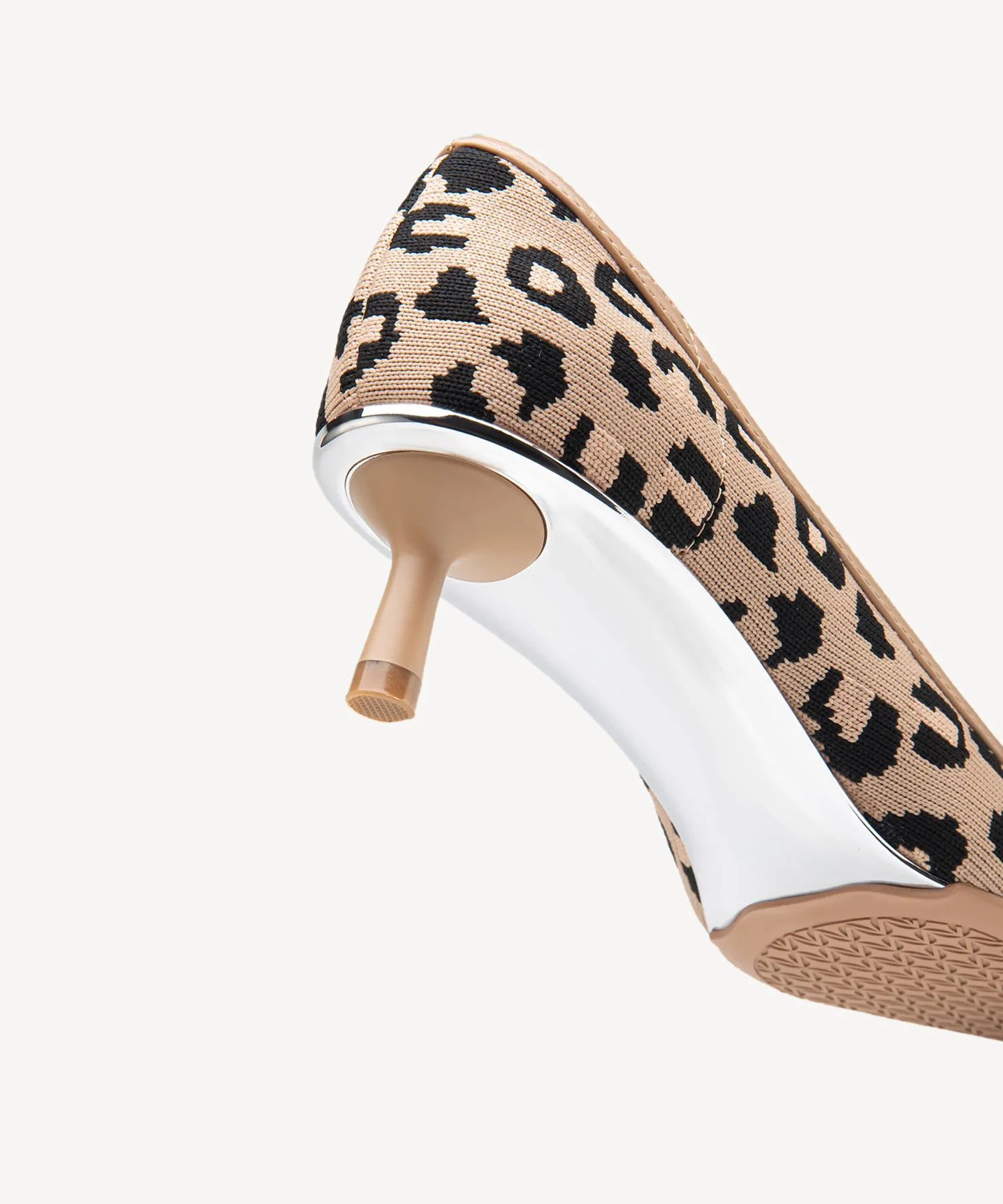 LuxeFlex Pointed Toe Heeled Pumps