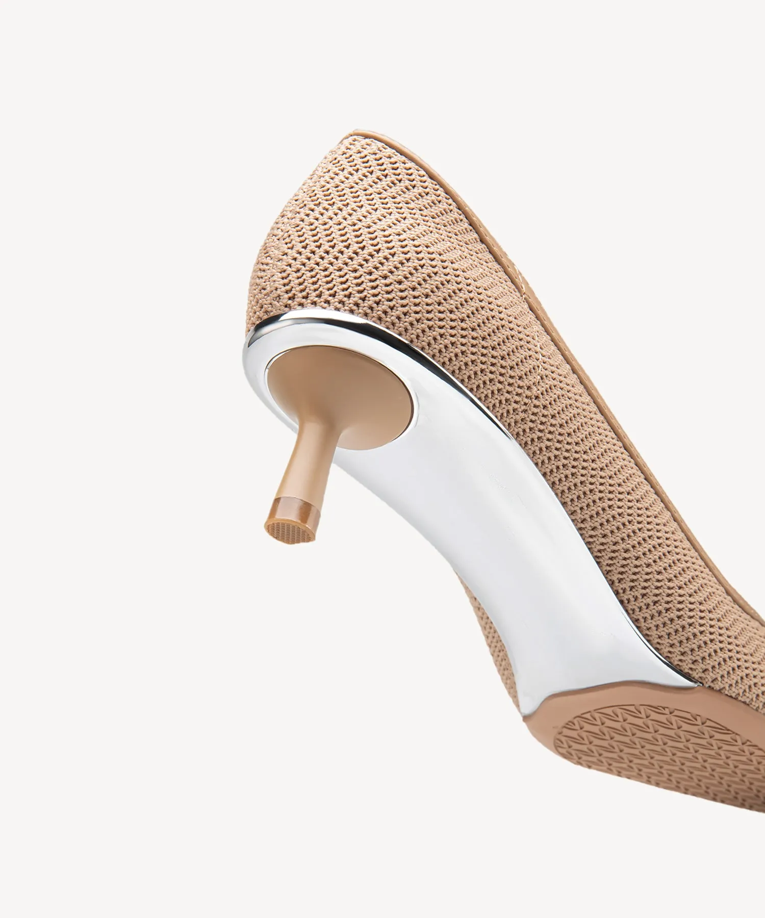 LuxeFlex Pointed Toe Heeled Pumps