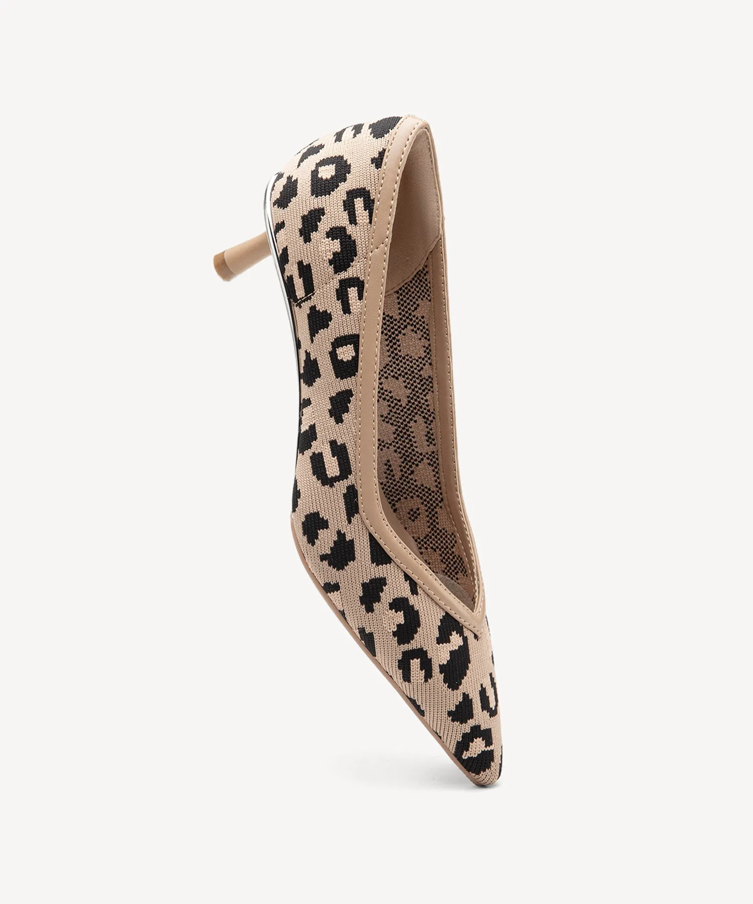 LuxeFlex Pointed Toe Heeled Pumps