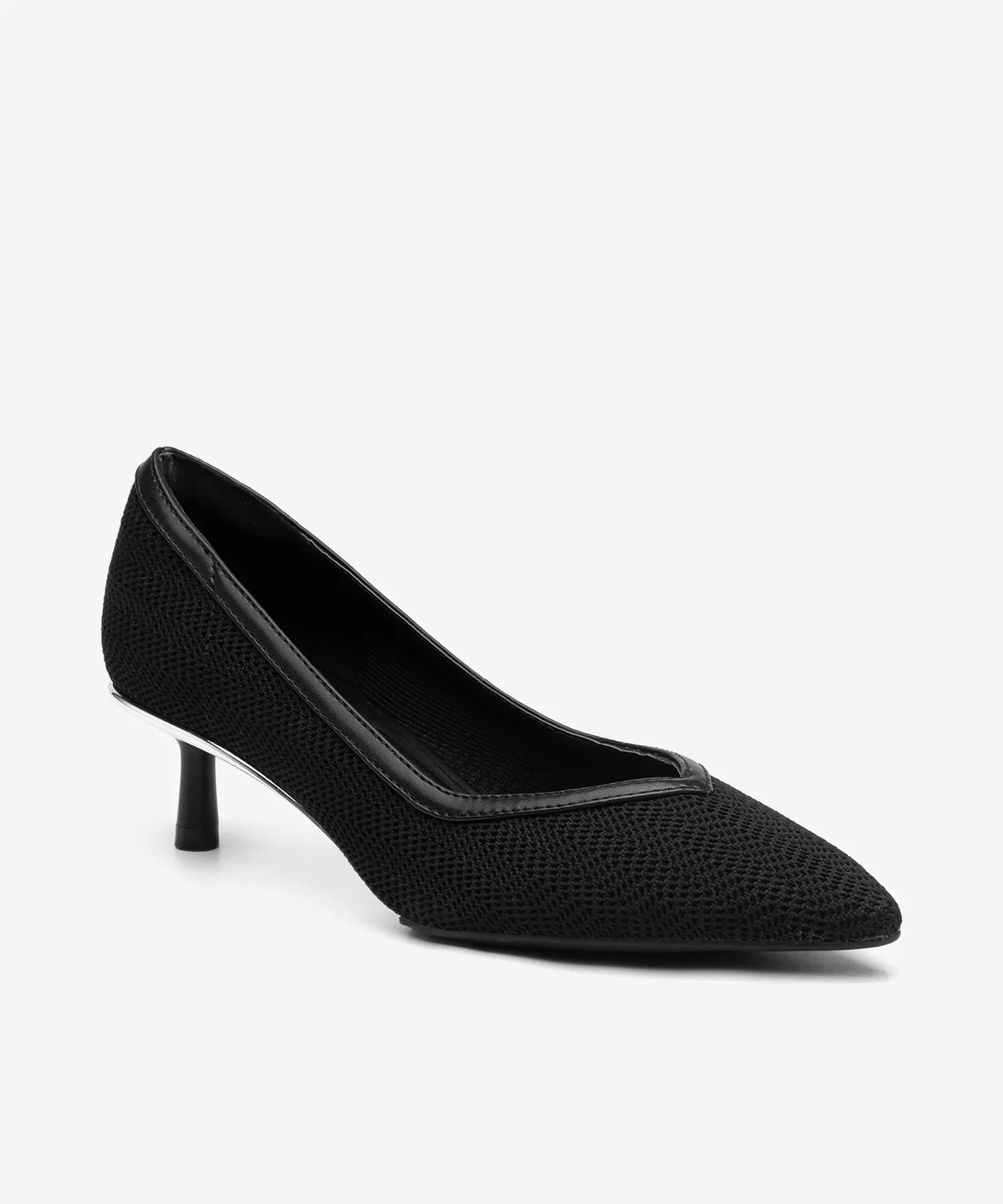 LuxeFlex Pointed Toe Heeled Pumps