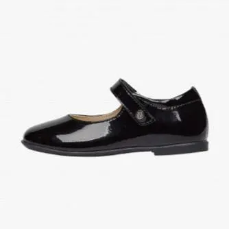 Naturino Darling Patent Leather Ballerinas - Black