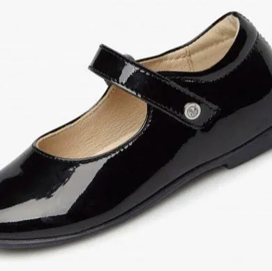 Naturino Darling Patent Leather Ballerinas - Black