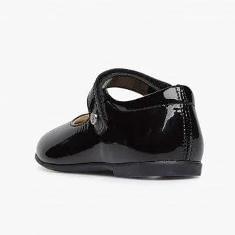 Naturino Darling Patent Leather Ballerinas - Black