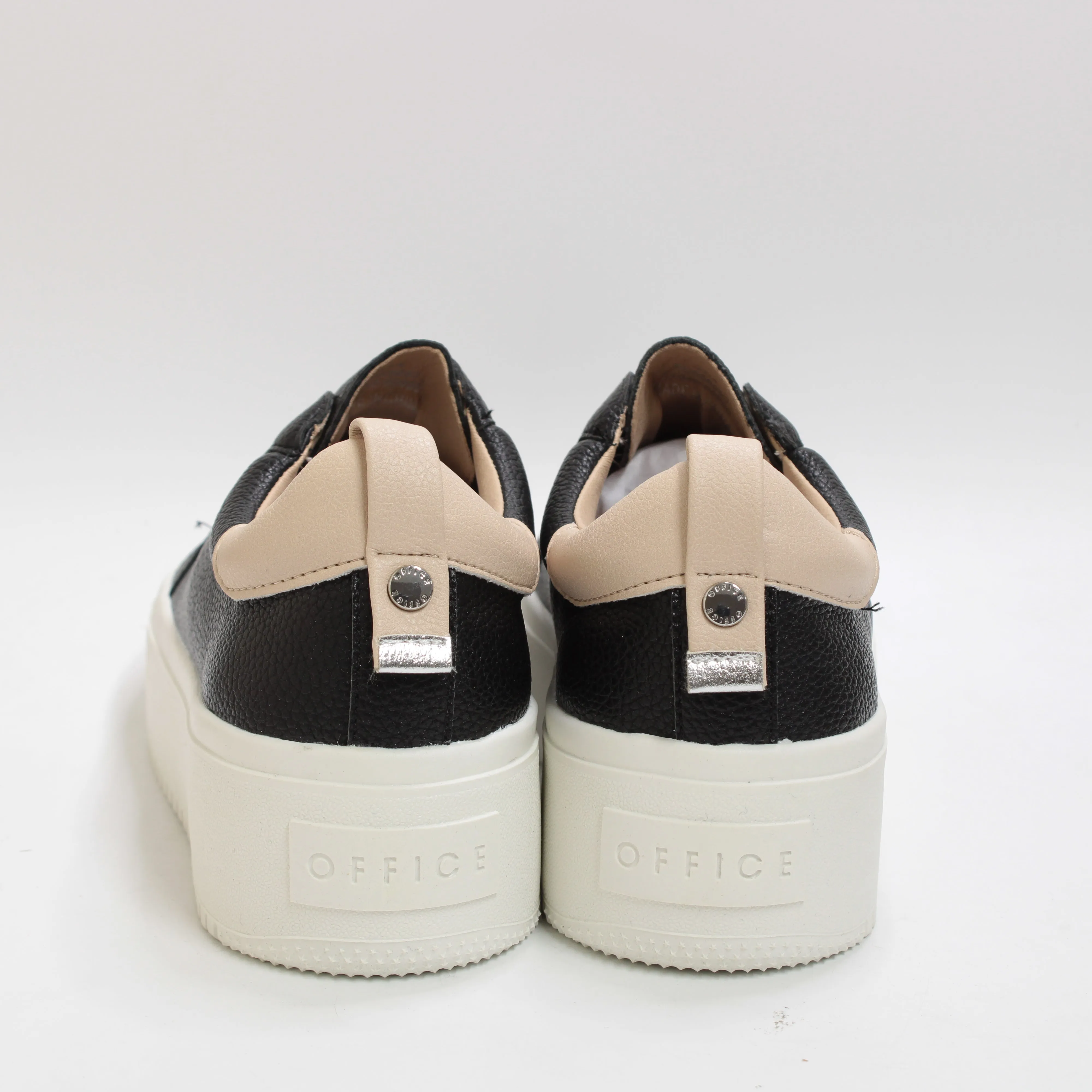 Office Farrah Platform Slip Ons Black