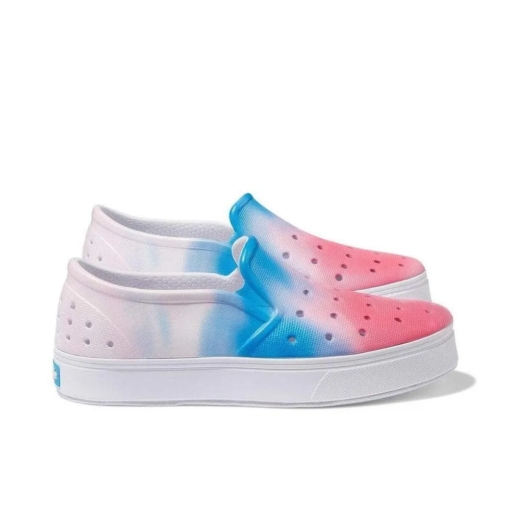 People Footwear The Slater Kids Popsicle Tye Dye: Picket White (Graphic)