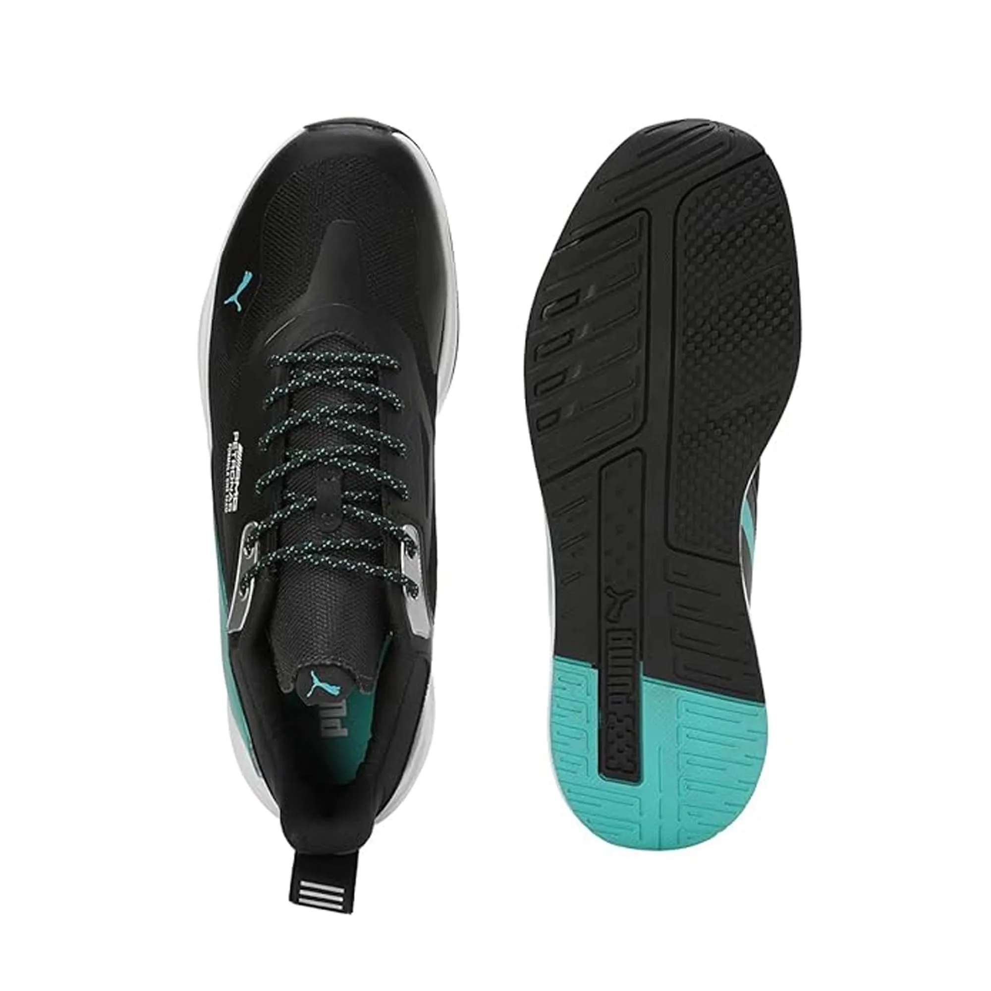 Puma MAPF1 Zenon Speed Unisex Sports Shoes (Black/Sheen Green) - 30823701