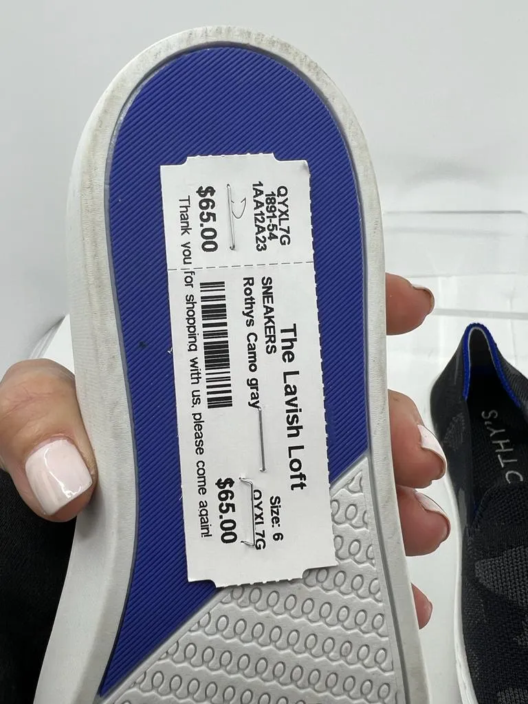 ROTHY'S LADIES CAMO SLIP-ON SNEAKERS