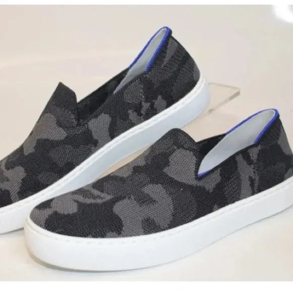 ROTHY'S LADIES CAMO SLIP-ON SNEAKERS