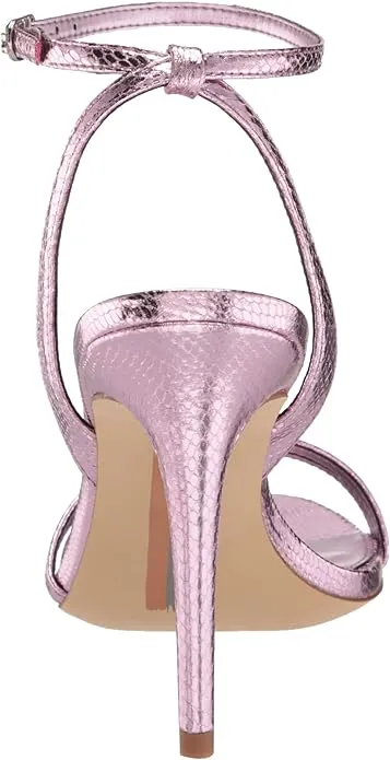 Sam Edelman Gemmie Lilac Quartz Ankle Strap Open Toe Stiletto Heeled Sandals