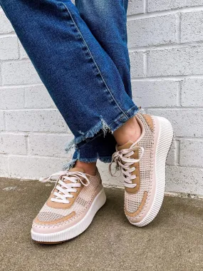 Silvia Sneaker in Blush Nude