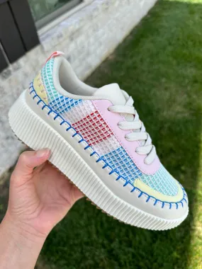 Silvia Sneaker in Pink Multi