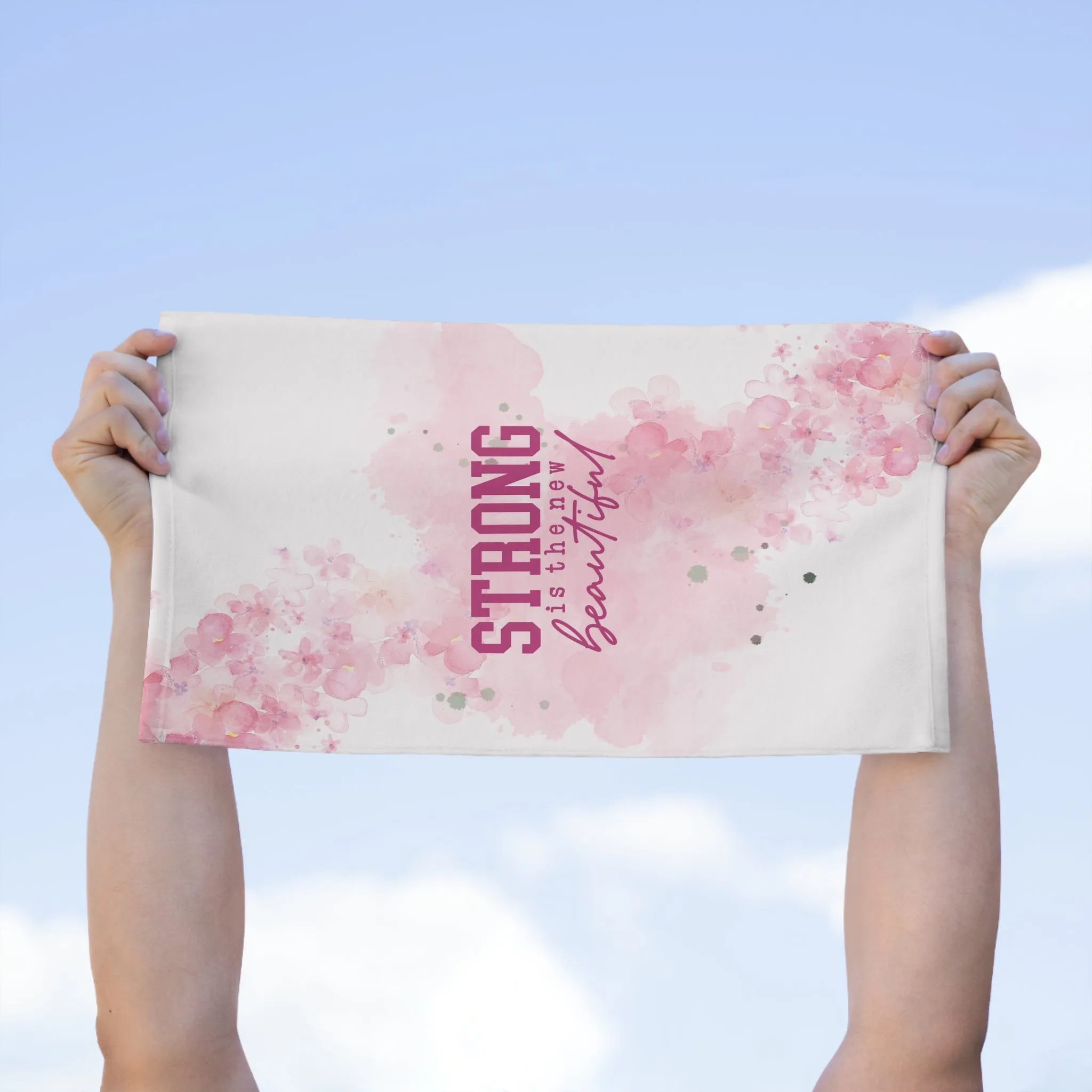 Strong is the New Beautiful Gym Towel