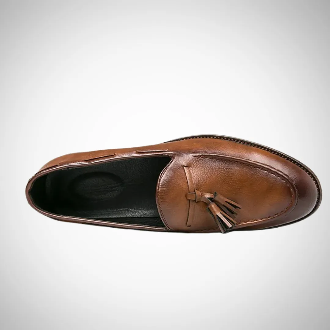 Terence Leather Tassel Loafers