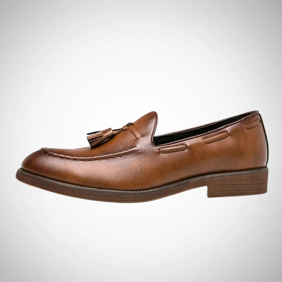 Terence Leather Tassel Loafers