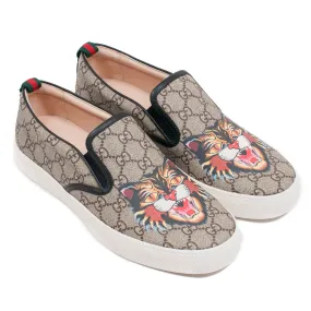 Tiger Monogram Slip Ons