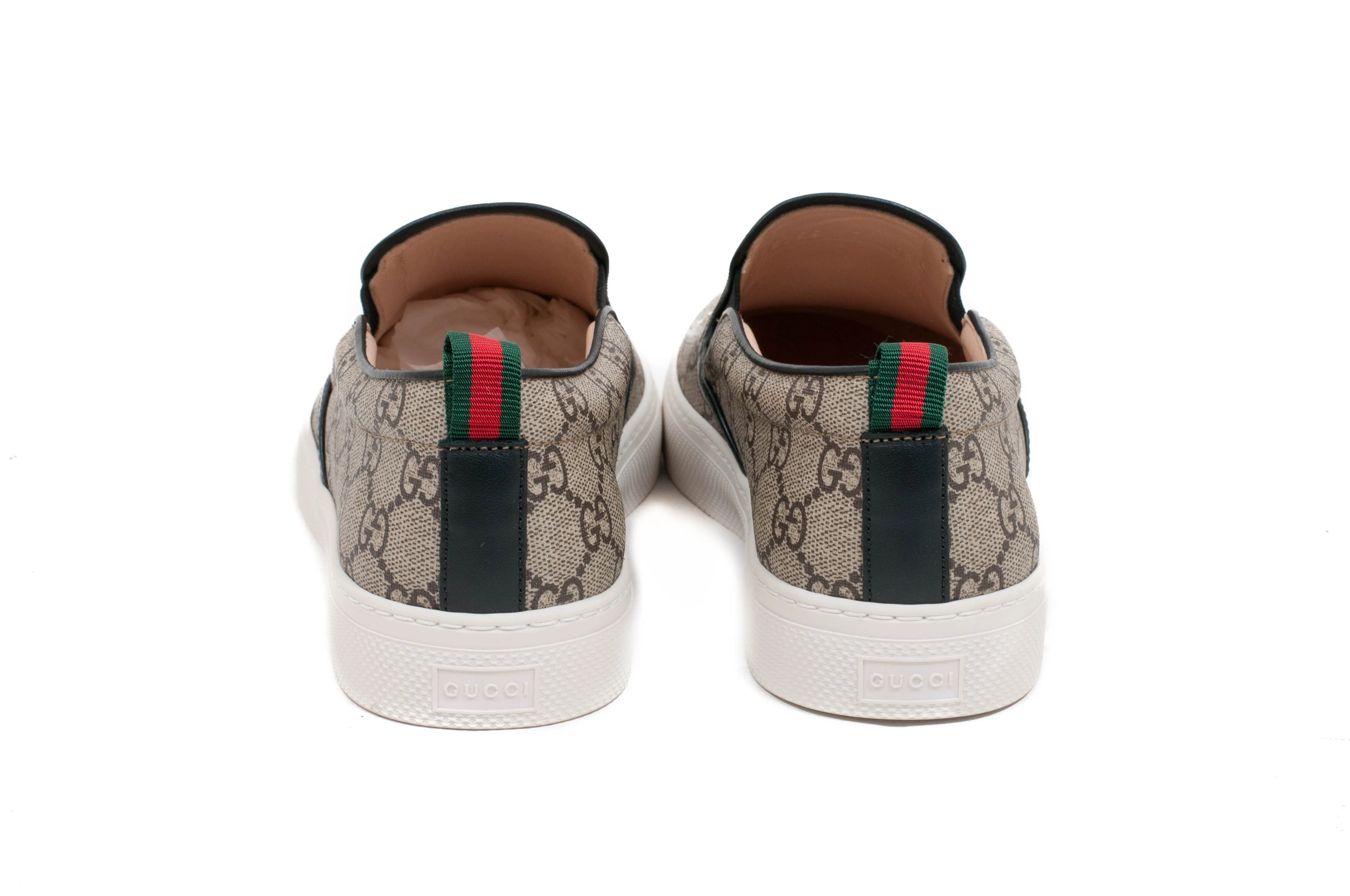 Tiger Monogram Slip Ons