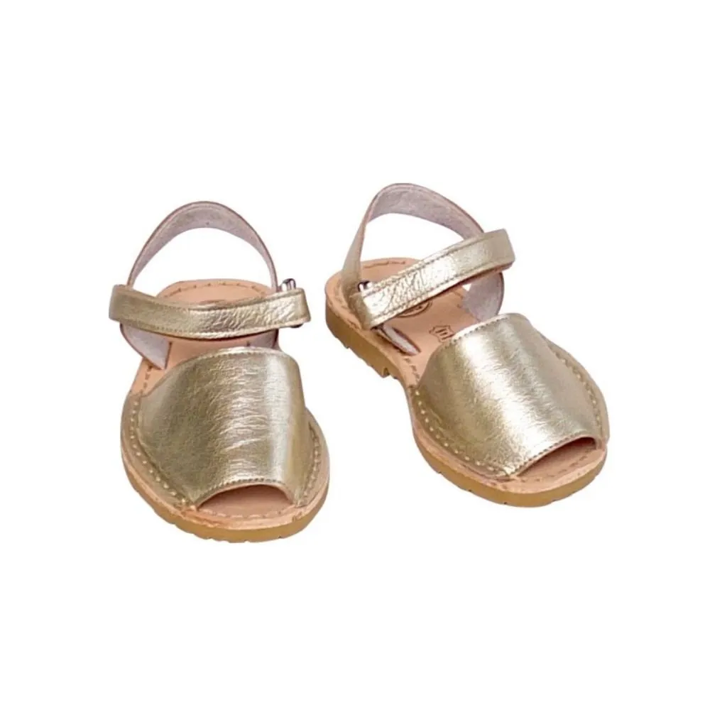 Toddler Avarca in Champagne Metallic