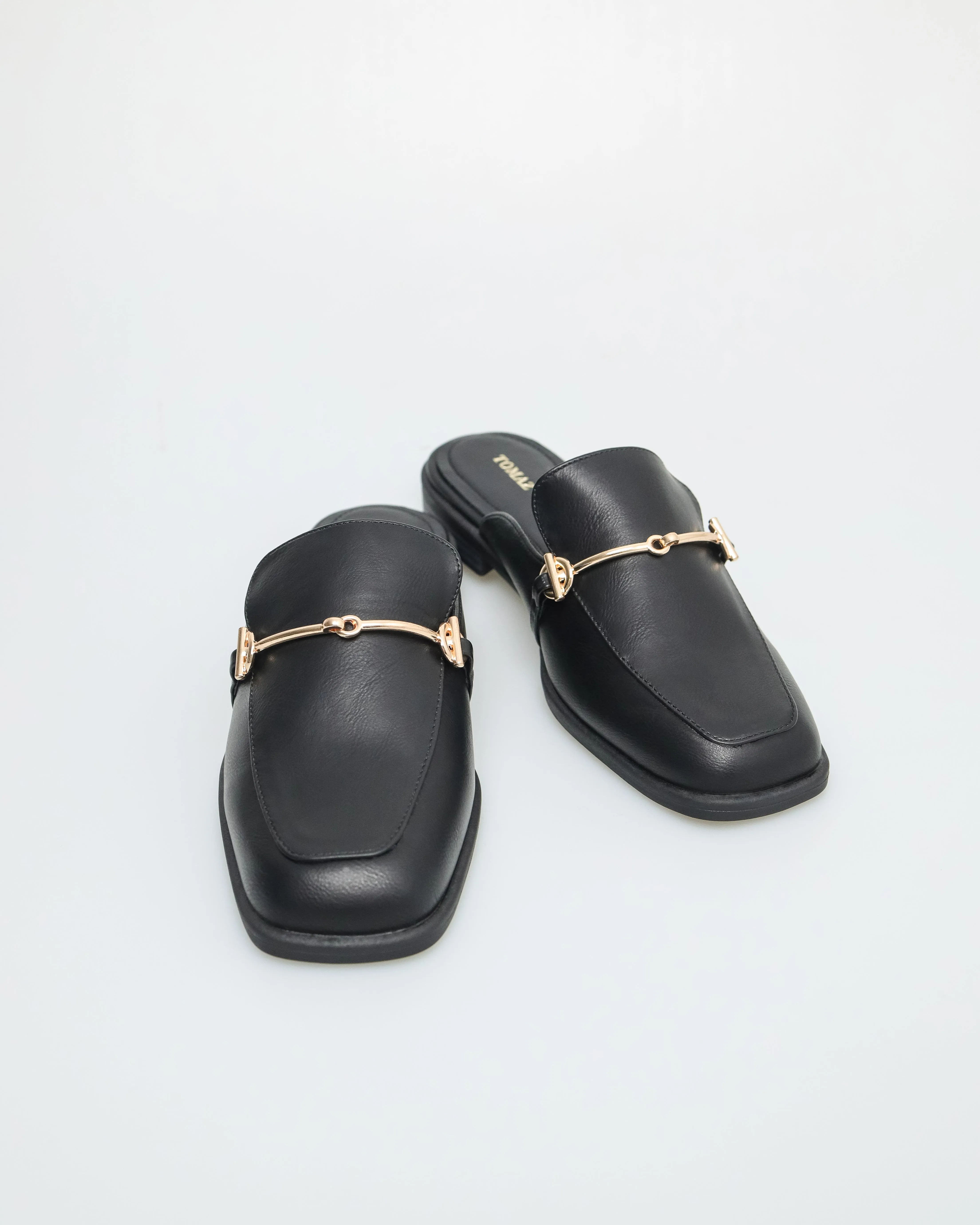 Tomaz FL061 Ladies Buckle Mules