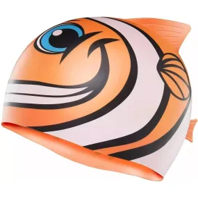 TYR CharacTYRS Happy Fish  Silicone Kids'  Swim Cap