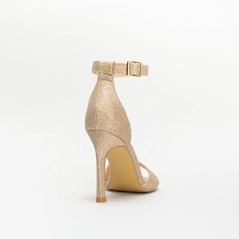 Unreal Women Glitter Stiletto Heeled Sandal _ 146714