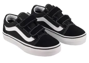 Vans - Toddlers Old Skool V Black/White Skate Shoes